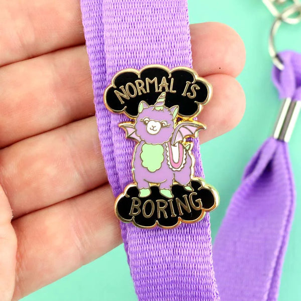 Normal Is Boring Lapel Pin | Jubly-Umph