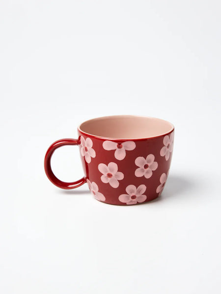 CHINO MUG DAISY WINE  | Jones & Co