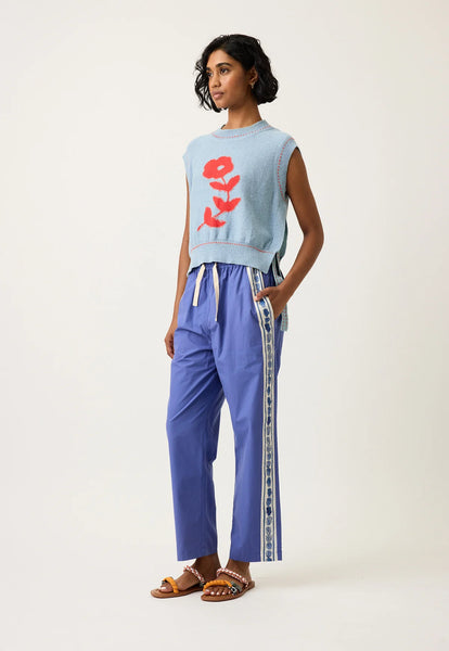 Isla Pants - Blue Border | Nancybird