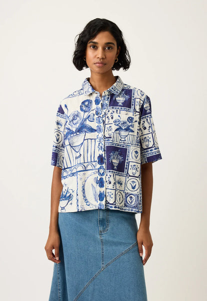 Summer Shirt -Lyon Tile | Nancybird
