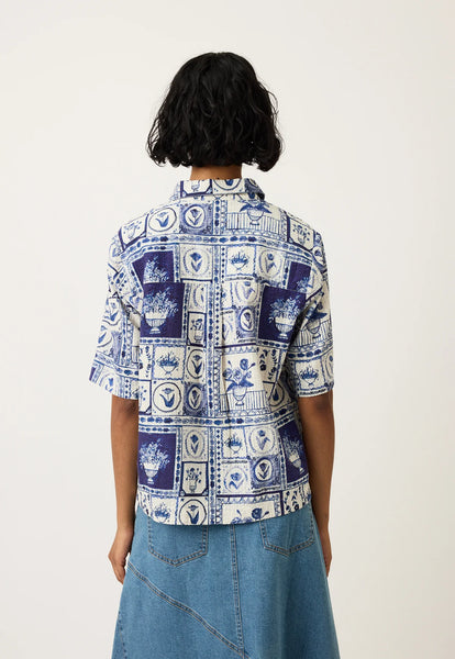 Summer Shirt -Lyon Tile | Nancybird
