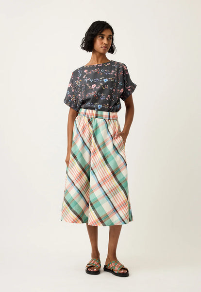 Wave Skirt - Summer Check | Nancybird