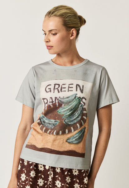 Apollo Tee - Green Bananas | Nancybird