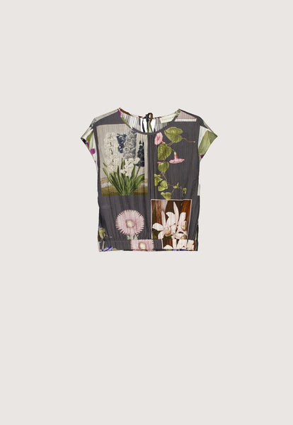 Sabrina Top - Charcoal Archive Floral | Nancybird - PREORDER