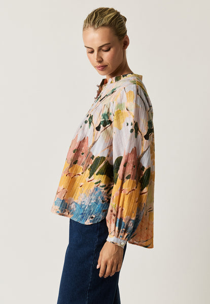 Sierra Blouse Long Sleeve - Sunny Clearing | Nancybird