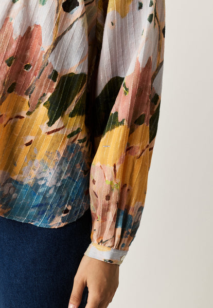 Sierra Blouse Long Sleeve - Sunny Clearing | Nancybird