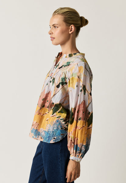 Sierra Blouse Long Sleeve - Sunny Clearing | Nancybird