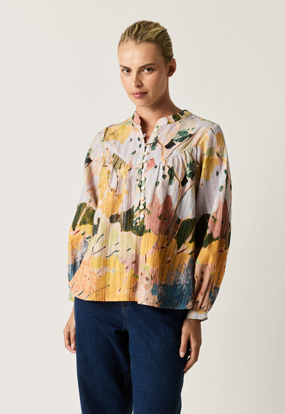 Sierra Blouse Long Sleeve - Sunny Clearing | Nancybird