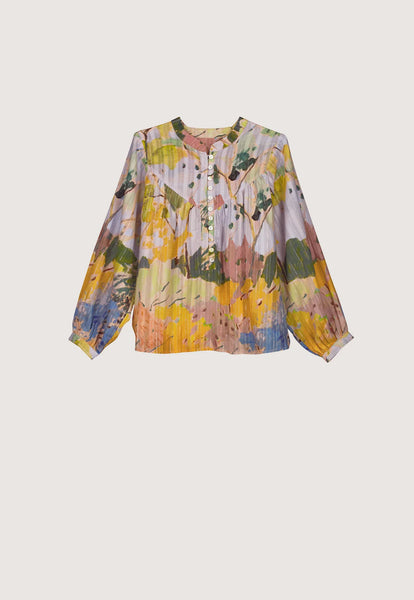 Sierra Blouse Long Sleeve - Sunny Clearing | Nancybird