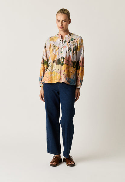 Sierra Blouse Long Sleeve - Sunny Clearing | Nancybird