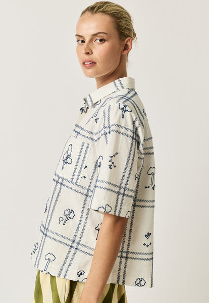 Summer Shirt - Arreth Embroidered | Nancybird
