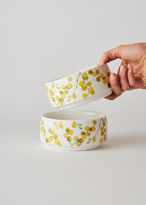 Sunny Day Stackable Bowls Set x 2 - Wattle Blossom | Angus & Celeste