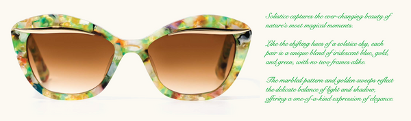 SOLSTICE Sunglasses - Green Multi | Maude Studio