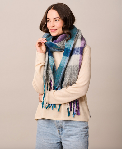 Valmorel Scarf - Blue | Tiger Tree