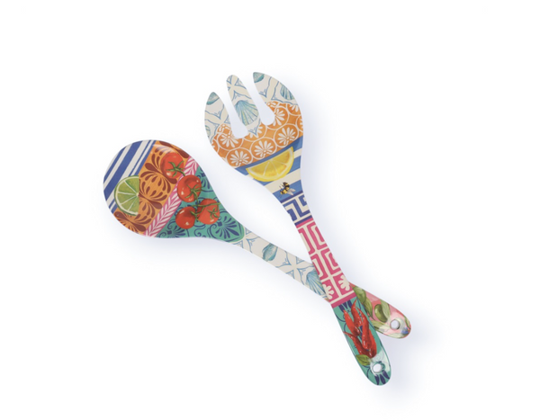 Salad Servers Mediterranean Summer | La La Land