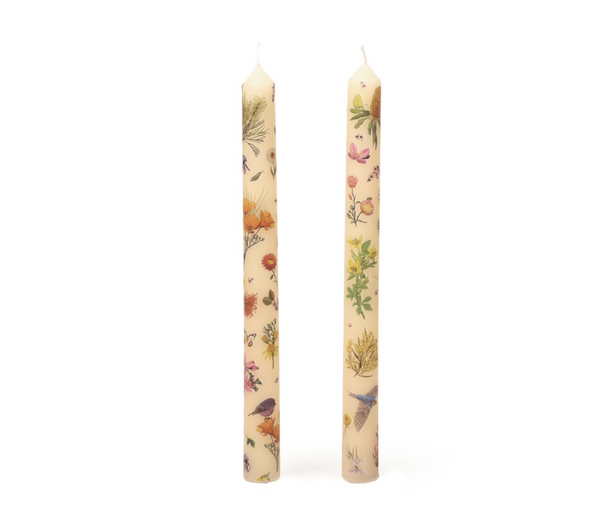 Tapered Candle Set Botanical Blooms | La La Land