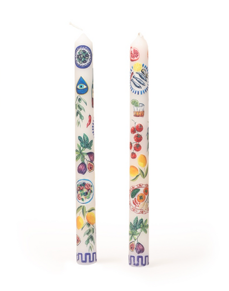 Tapered Candle Set Mediterranean Summer | La La Land