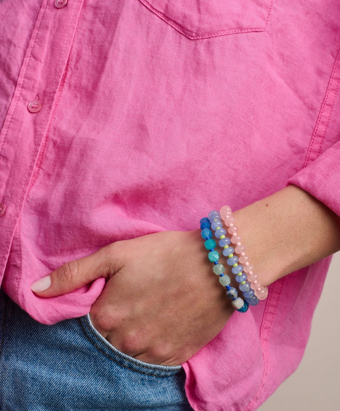 Ocean Waves Stone Bracelet | Tiger Tree