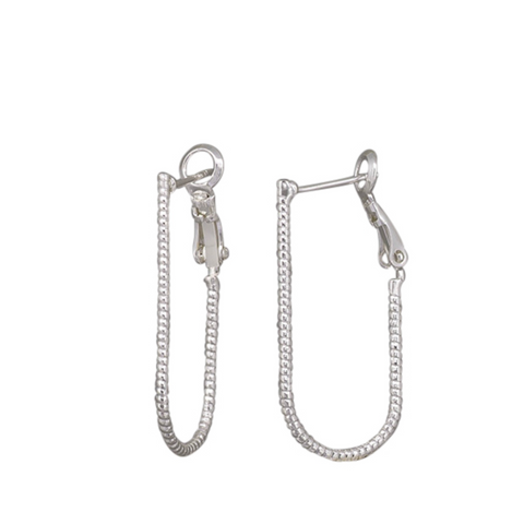 Silver Paloma Hoops | Tiger Tree