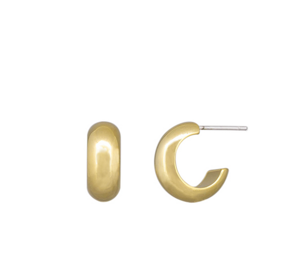 Gold Nina Hoops | Tiger Tree