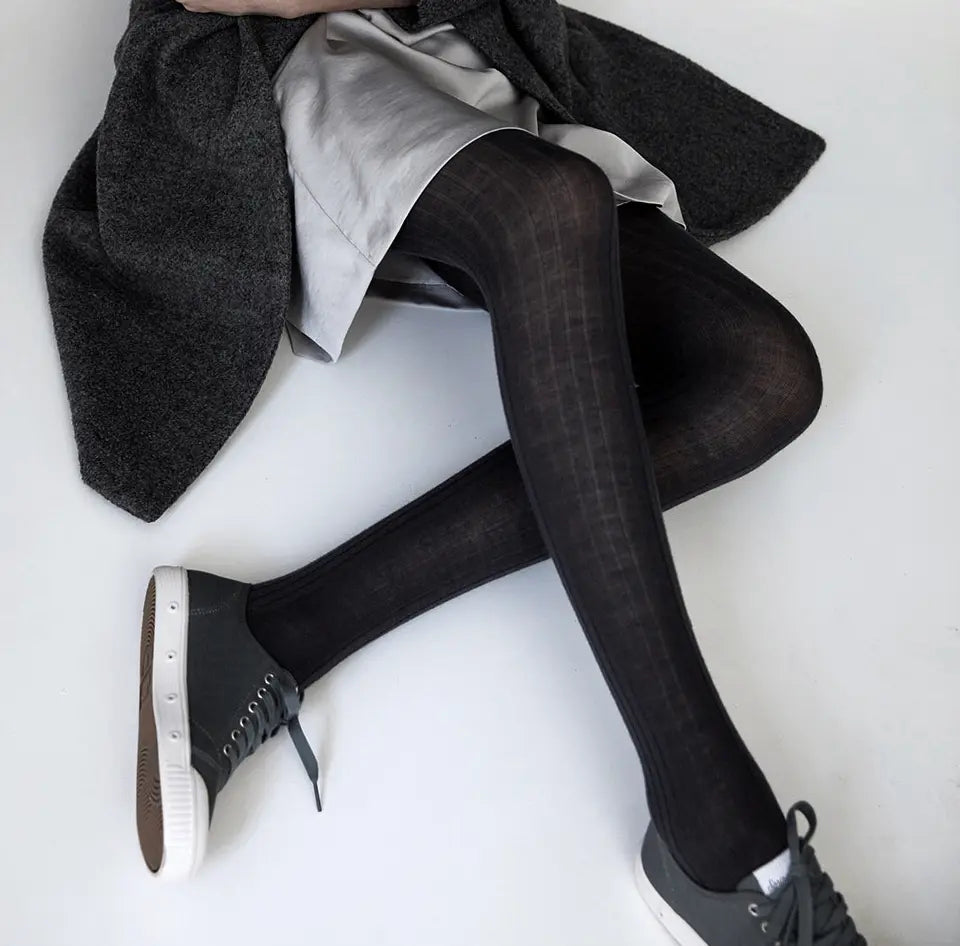 Staple Wool Tights - Black | Tightology