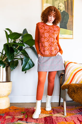 Staple Wool Tights - Paprika | Tightology