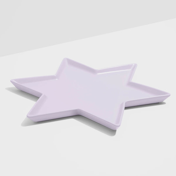 Ceramic Star Platter - Lilac | Fazeek