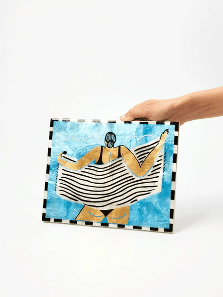 BEACH DAY WALL ART TOWEL OFF | Jones & Co