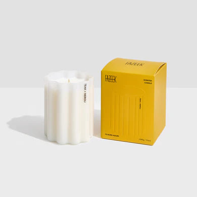 TEAK + NEROLI WAVE CANDLE | Fazeek