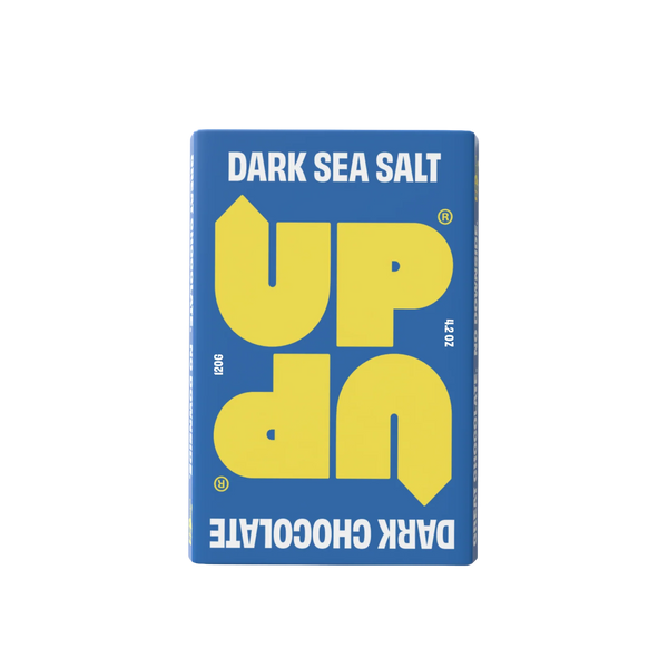 UP UP Dark Sea Salt Chocolate 120g | Up Up Chocolate