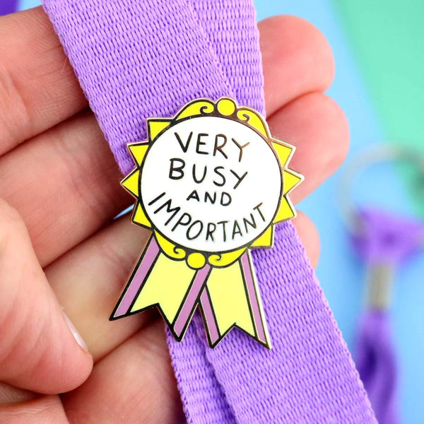 Very Busy and Important Award Lapel Pin | Jubly-Umph