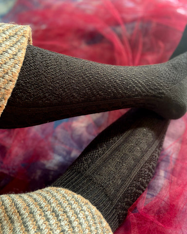 Vintage Merino Wool Socks | Tightology | Chocolate