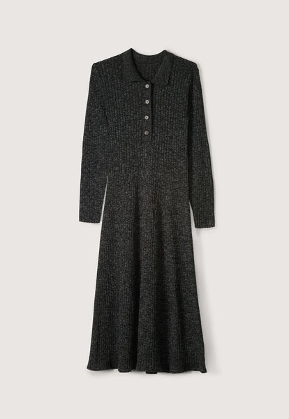 Simona Long Sleeve Rib Dress | Nancybird | FINAL SALE LAST SIZE 18