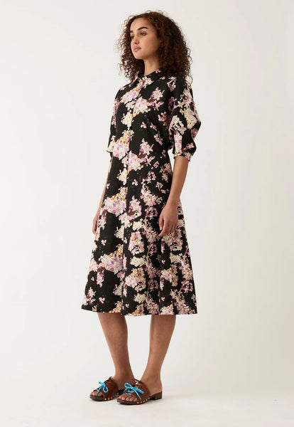 Alba Shirt Dress - Hydrangea Splice | Nancybird
