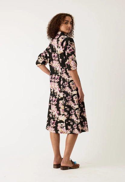 Alba Shirt Dress - Hydrangea Splice | Nancybird