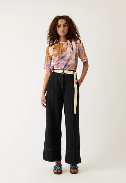 Bodhi Wide Leg Pants - Black | Nancybird