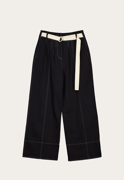 Bodhi Wide Leg Pants - Black | Nancybird