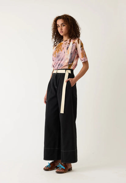 Bodhi Wide Leg Pants - Black | Nancybird