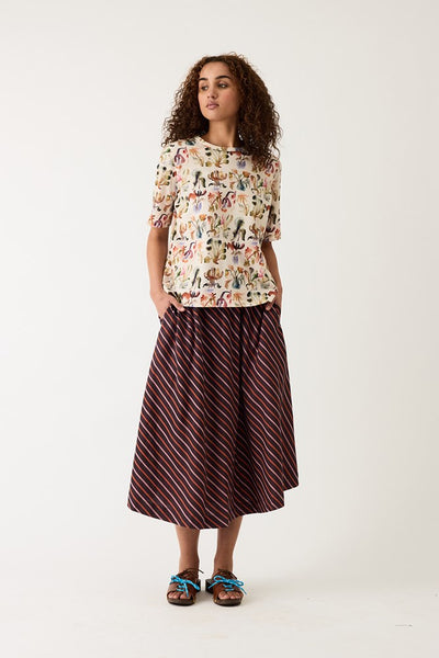 Grace Tee - Warm Watercolour | Nancybird