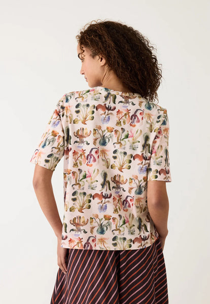 Grace Tee - Warm Watercolour | Nancybird