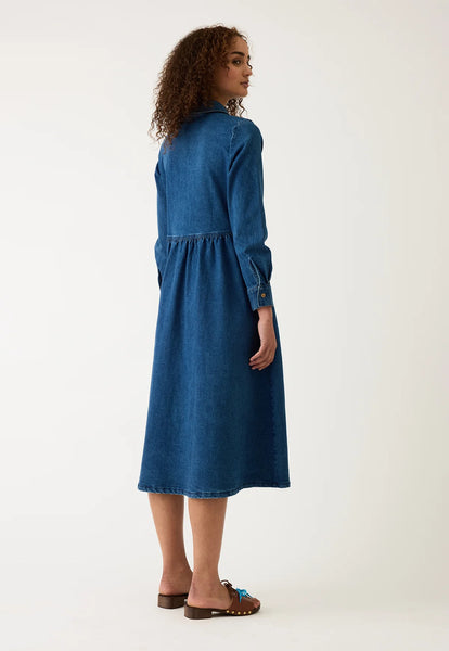 Myra Dress - Dark Wash | Nancybird