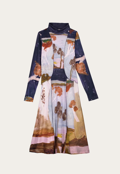 Reyes Dress - Night Herons | Nancybird
