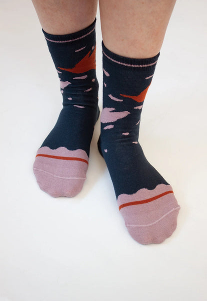 Socks - Night Herons | Nancybird