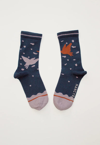 Socks - Night Herons | Nancybird