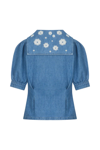 Cassie Top  - MALIBU EMB  | Seventy + Mochi