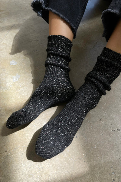 Winter Sparkle Socks - Starry Night | Le Bon Shoppe