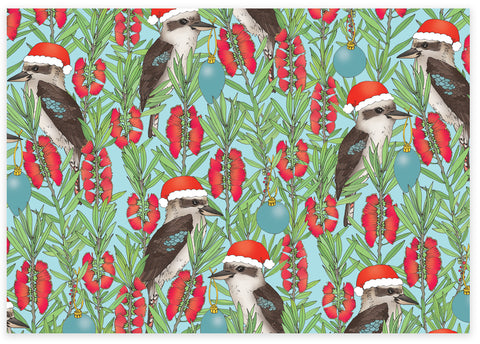 Folded Christmas Wrapping Paper | Earth Greetings | JOLLY KOOKABURRA