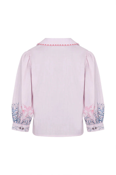 Zena Top  - Indigo Coral  | Seventy + Mochi