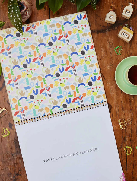 2024 Linen Wall Planner and Calendar  | Write To Me