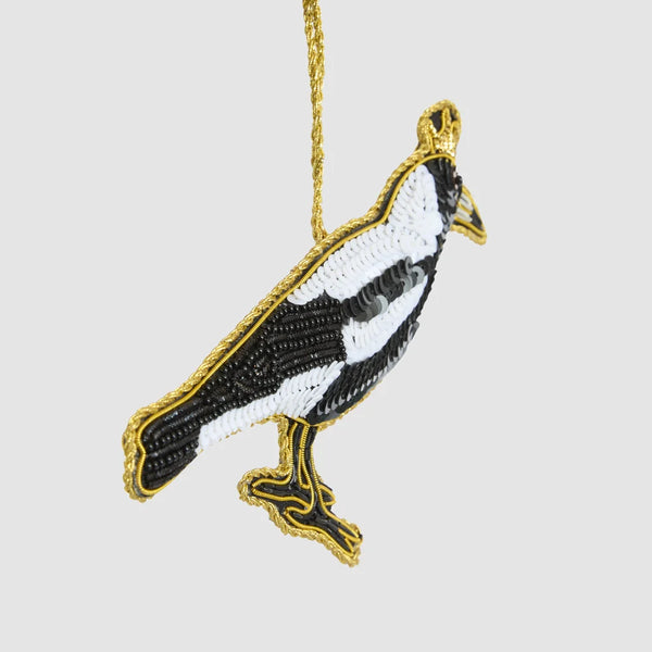 Shiny Bandit Magpie Decoration | Florabelle